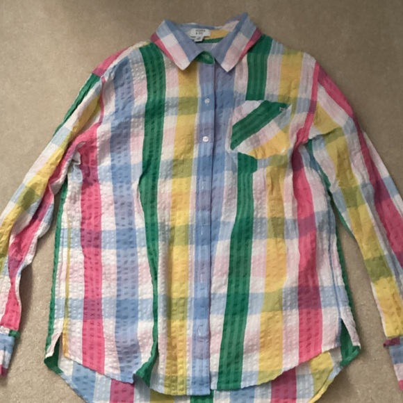 crown & ivy Multicolor Plaid Blouse - Picture 1 of 2
